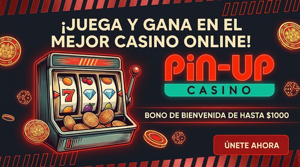 Selección de tragamonedas de Pin Up Casino con bono de bienvenida